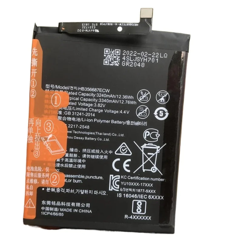 HB356687ECW 3340mAh New Phone Battery for Huawei Mate 10 Lite P30 Lite G10 , Nova 2 Plus 2i 3i 4e , Honor 9i 7X,Mate SE