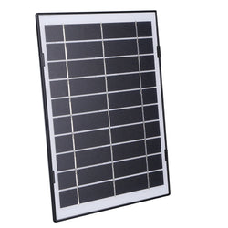 30W Solar Panel for Security Camera Micro USB/USB-C/DC5521 360°Adjustable Mount IP65 Waterproof for EufyCam/Wyze Cam