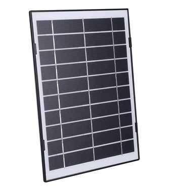 30W Solar Panel for Security Camera Micro USB/USB-C/DC5521 360°Adjustable Mount IP65 Waterproof for EufyCam/Wyze Cam