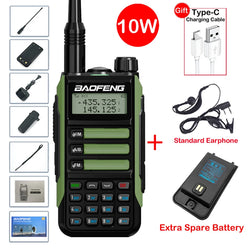 2025 Baofeng UV-16 Max IP68 Waterproof Walkie Talkie Dual Band High Power CB Radio Vhf Uhf CB Ham Radio Long Range Two Way Radio