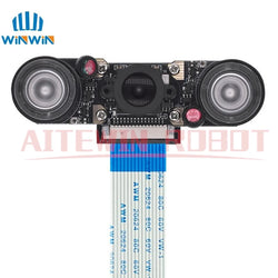 Raspberry Pi 4 Night Vision Fisheye Camera Module 5MP OV5647 Webcam With Infrared IR Sensor LED Light For Raspberry Pi 4B/3B+/3B