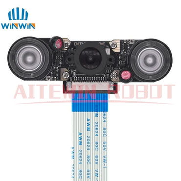 Raspberry Pi 4 Night Vision Fisheye Camera Module 5MP OV5647 Webcam With Infrared IR Sensor LED Light For Raspberry Pi 4B/3B+/3B