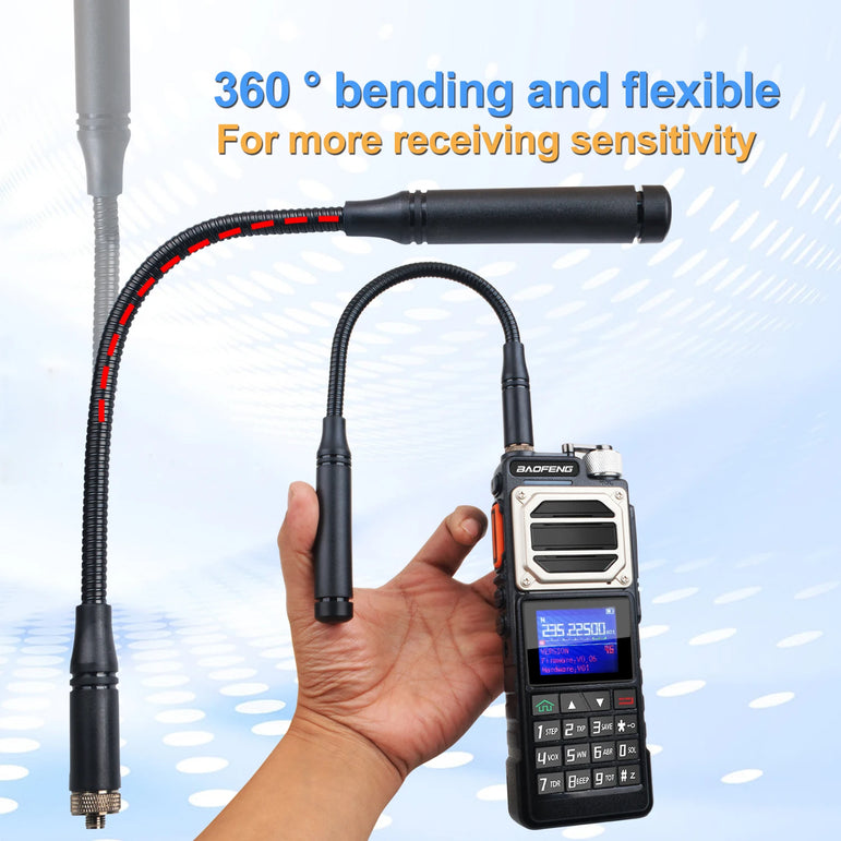 Baofeng UV-25 Walkie Talkie Air Band Receiving Scrambler Multi-band FM Vox 10W 999Ch Amateur Radio W/ Type-C 5200mAh Battery