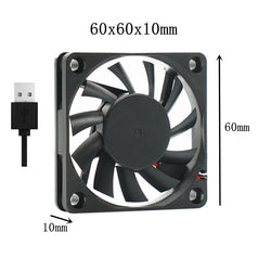 Silent USB fan 40mm 50mm 60mm 70mm 80mm 90mm 120mm cooling fans cooler With USB Cable Ventilator Fan for DIY PC Router chassis