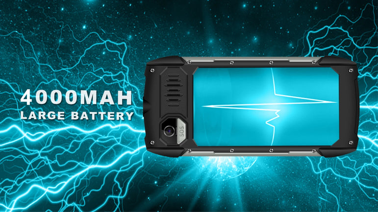 EAOR 2G Rugged Flashlight 4000mAh Big Battery Power Bank IP68 Waterproof 2.8 IPS large screen 0.3M cam MTK feature mobile Phone