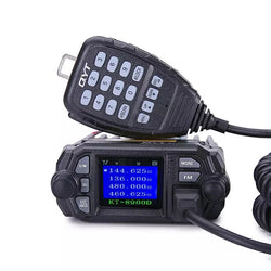 QYT KT-8900D With Data Line  25-Watt Walkie Talkie Dual Band VHF/UHF 136-174/400-480MHz Quad Watch Car MINI Mobile Radio