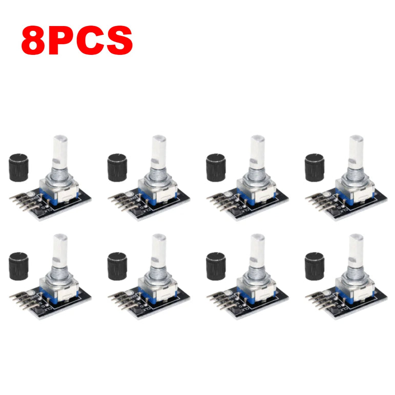 1-10PCS 360 Degree Rotary Encoder Module KY-040 Brick Sensor Development Board with Knob Cap Potentiometer KIT DIY for Arduino