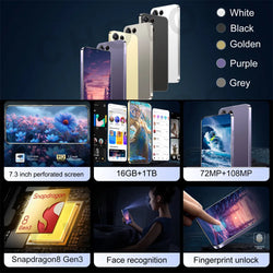 New SMS 24 Ultra Mobile Phones 22GB+2TB Global Version Smartphone 5G Dual Sim Android Cellphones Snapdragon 8 gen 3 Cell Phone