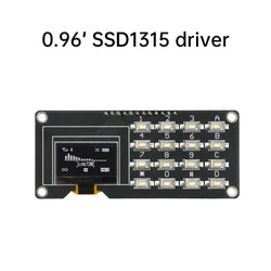 0.96 inch/1.3 inch  LCD Screen Board OLED Display Module IIC White SH1106 SSD1306 SSD1315 with 4x4 Key Matrix Keypadfor Arduino