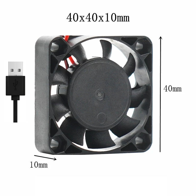 Silent USB fan 40mm 50mm 60mm 70mm 80mm 90mm 120mm cooling fans cooler With USB Cable Ventilator Fan for DIY PC Router chassis