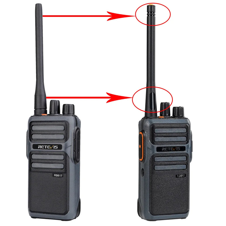 RETEVIS Walkie Talkie PMR RB617 Two-way Radio ht Communicator RB17 PTT Walkie-Talkies 2 pcs 4400mAh for Hunting Hotel Restaurant