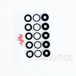 5set OEM Back Camera Glass Lens With Sticker Tape For iPhone 7 8 Plus X XS Max XR 11 13 Pro 14 Plus 12 mini 15 16 Phone Repair