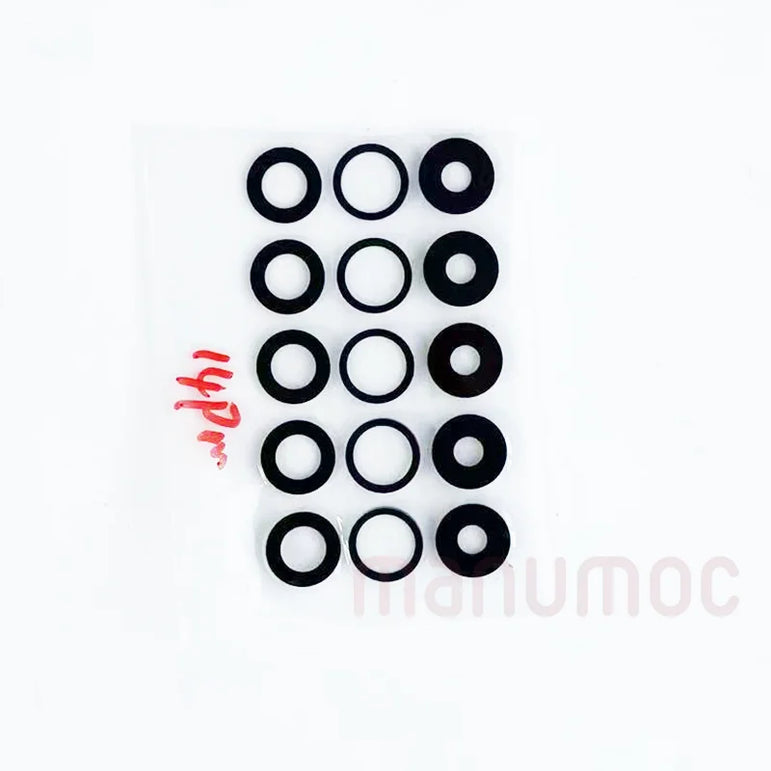 5set OEM Back Camera Glass Lens With Sticker Tape For iPhone 7 8 Plus X XS Max XR 11 13 Pro 14 Plus 12 mini 15 16 Phone Repair