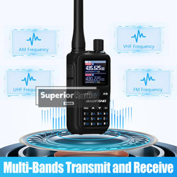 1/2PCS Baofeng UV-5R Mini Walkie Talkie Bluetooth Programming Type-C Dual PTT Lightweight 999 Channels Flashlight Frequency Copy