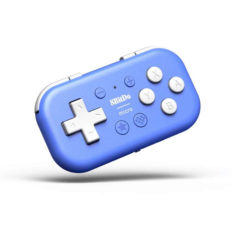 8BitDo Micro Bluetooth Controller Pocket-sized Mini gamepad for Switch, Android, and Raspberry Pi, Support Keyboard Mode