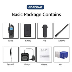 Baofeng Dm 1701 Digital Walkie Talkie Long Range dual Mode dmr Analog Open Gd77 Time slot Tier 1 +2 Radio 1801UV