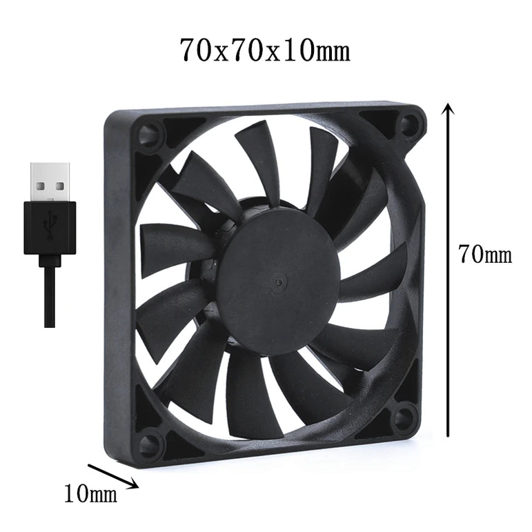 Silent USB fan 40mm 50mm 60mm 70mm 80mm 90mm 120mm cooling fans cooler With USB Cable Ventilator Fan for DIY PC Router chassis