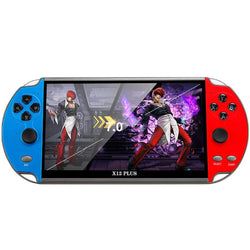 X12 Plus Handheld Game Console 7.1 inch HD Screen Handheld Portable Video Player Built-in 10,000 Classic Video Games Console