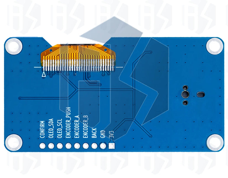 0.96/1.3 inch white oled display screen combined with EC11 rotary encoder module IIC interface for arduino