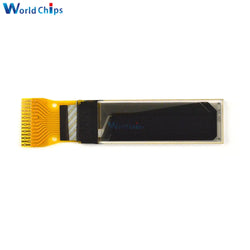 0.69 inch 96x16 OLED Display Module White Display LCD Screen Control Board with Pin for Arduino 3-5.5V IIC Interface