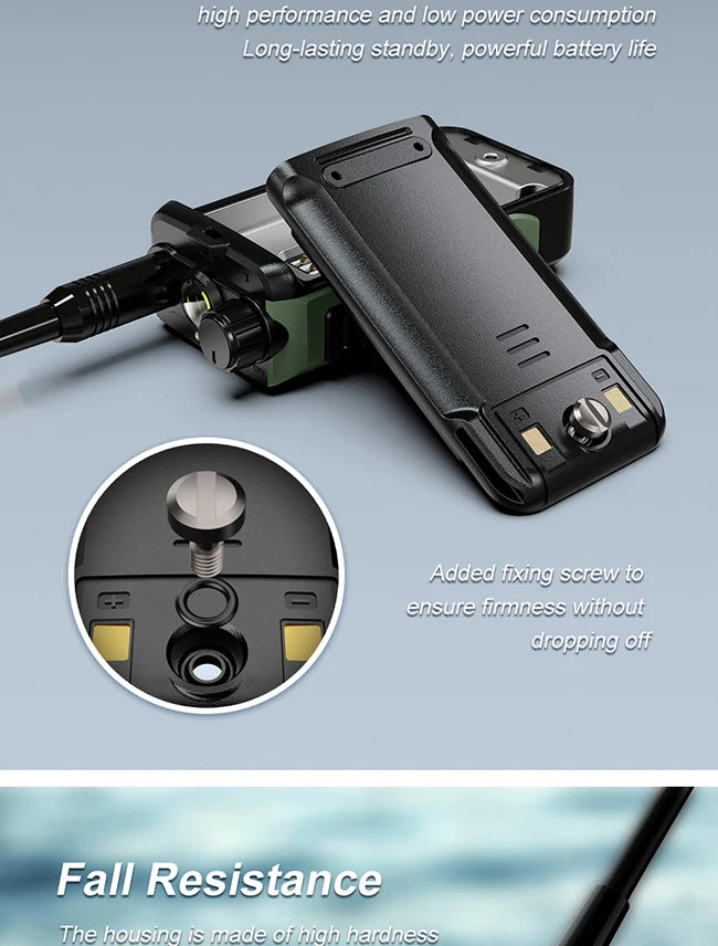 2025 Baofeng UV-16 Max IP68 Waterproof Walkie Talkie Dual Band High Power CB Radio Vhf Uhf CB Ham Radio Long Range Two Way Radio