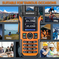 Baofeng UV-21 Pro V2 Air Band Walkie Talkie Wireless Copy Frequency AM Type-C Long Range Upgrade UV-5R Ham Radio