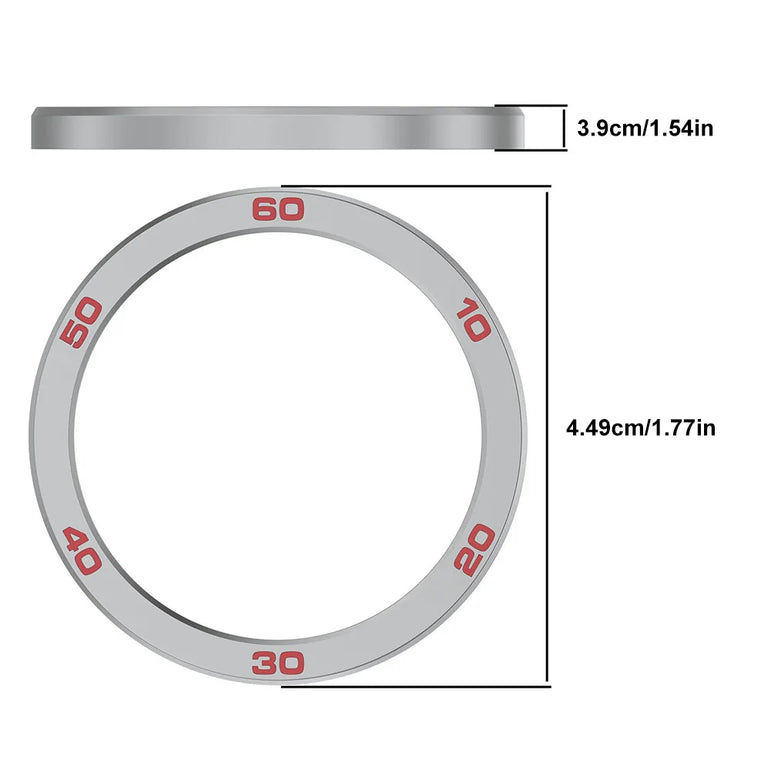 Metal Bezel Ring Replacement Case Cover Ring Tempered Glass Protective Flim Metal Watch Bezel for CMF by Nothing Watch Pro 2