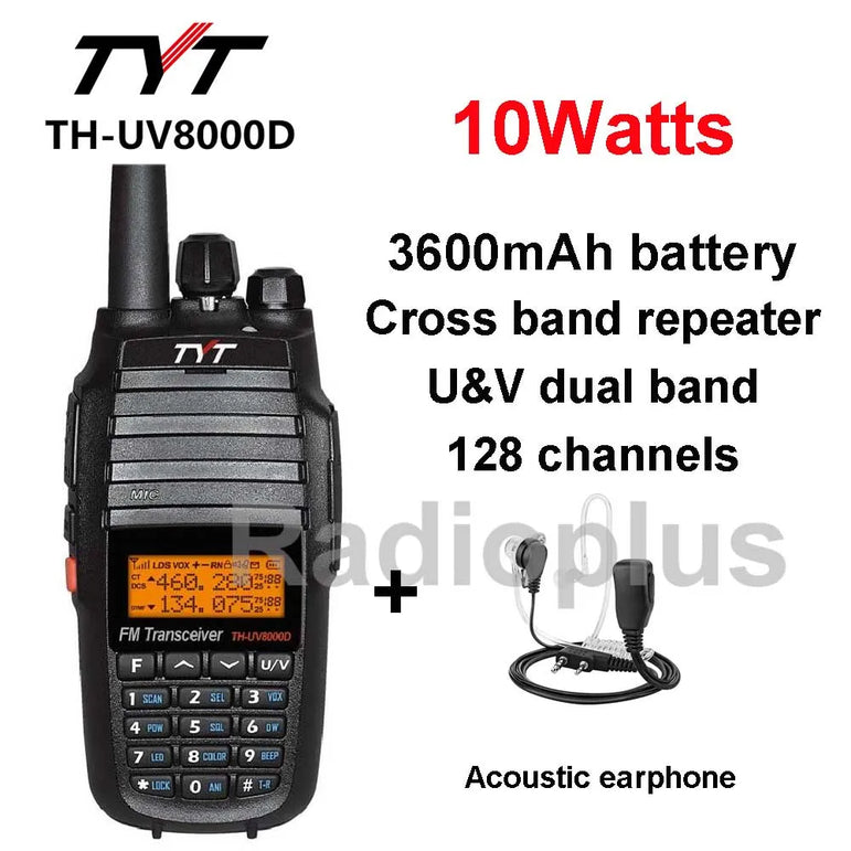 TYT TH-UV8000D VHF UHF Walkie Talkie High Power Two Way Radio Portable radio Ham radio Tytera TH8000D Cross Band Repeater
