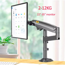 NEW NB H100 Gas Spring 22-35" LCD LED Monitor Holder Arm Full Motion Desktop Monitor TV Mount Bracket Load 2-12 kgs