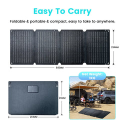 100W Solar Panel Portable Folding 54W 36W 21W Solar Generator for Camping Balcony photovoltaic panels Waterproof