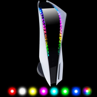 eXtremeRate 7 Colors 29 Effects DIY Decoration Accessories Flexible RGB LED Strip Kit for ps5 Console with IR Remote