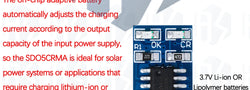 1-10PCS SD05CRMA MPPT Solar Charge Controller 1A 4.2V 3.7V 18650 LiPo Li-ion Lithium Battery Module Solar Panel Battery Charging