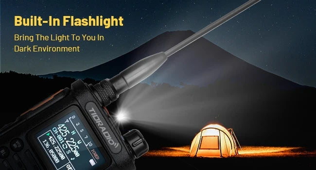 TIDRADIO 10W Walkie Talkie long range Portable Radio connection cell Phone Outdoor Programming Two Way Commutator TD-H8 VHF UHF