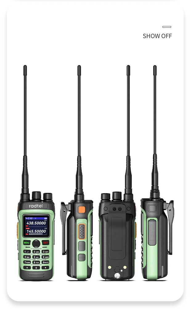 Radtel RT-330 10W Gps Bluetooth App Programming Amateur Radio Power Full Band 136-520MHz TX RX Aviation Frequency  Receive NOAA