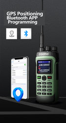 Radtel RT-330 10W Gps Bluetooth App Programming Amateur Radio Power Full Band 136-520MHz TX RX Aviation Frequency  Receive NOAA