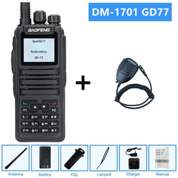 1701 open gd77 Baofeng Digital Walkie Talkie Dual Mode DMR Analog Two Way Radio Dual Time slot Tier 1+2 Dr 1801