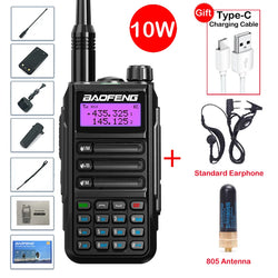 2025 Baofeng UV-16 Max IP68 Waterproof Walkie Talkie Dual Band High Power CB Radio Vhf Uhf CB Ham Radio Long Range Two Way Radio