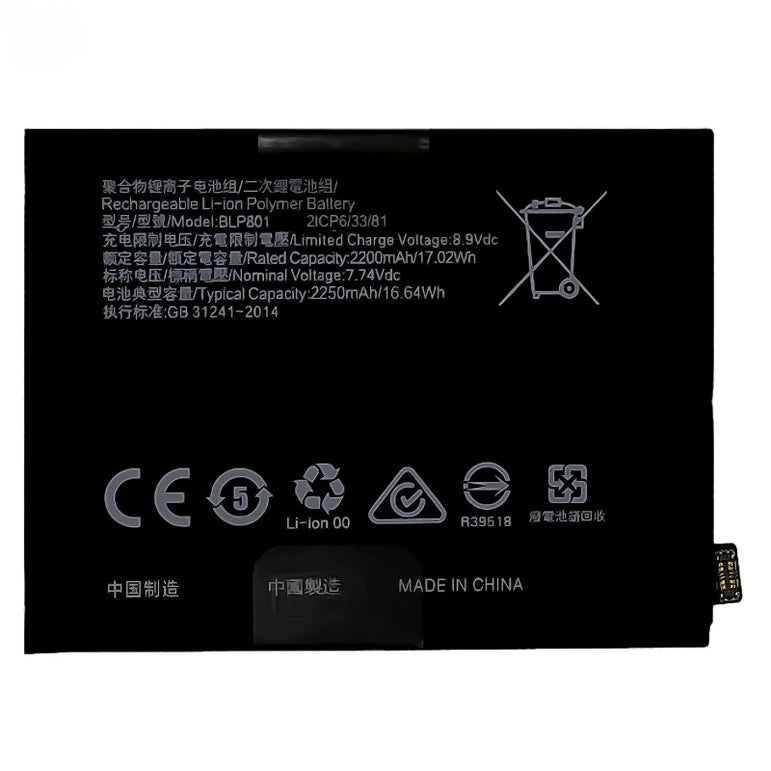 BLP801 High Quality Battery For OnePlus 8T 9R KB2001 KB2000 KB2003 KB2005 LE2101 4500mAh Capacity Battery Mobile Phone Batteries