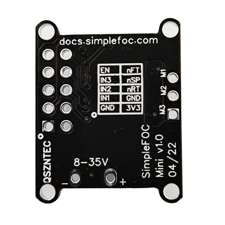 SimpleFOC Mini DRV8313 Module DC Brushless Motor Driver Board FOC Control Driver SVPWM Control DC 8-30V
