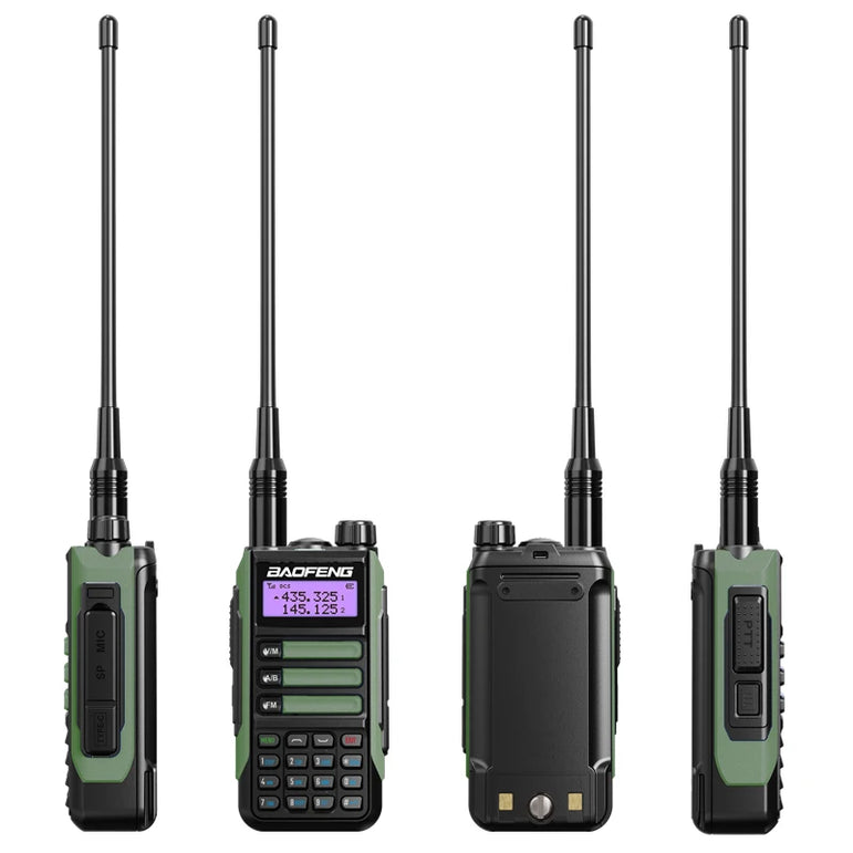 Baofeng UV16Pro V2 50KM CB Ham Radio Station Two Way Amateur VHF Powerful 10Watts UV16 Walkie Talkie Hunting Radios