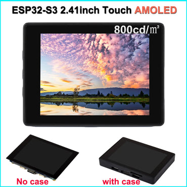 Waveshare ESP32-S3 2.41 inch AMOLED Display Development Board 600×450 Touchscreen ESP32 Display for  Arduino IDE ESP-IDF HMI