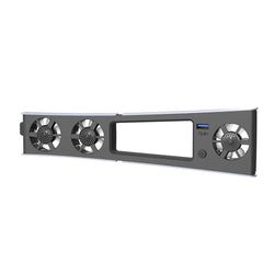 Cooling Fan for PS5 Slim Console(Digital/Disc) with Adjustable Speed Quiet Cooler Fan with LED Lights Efficient Cooling System