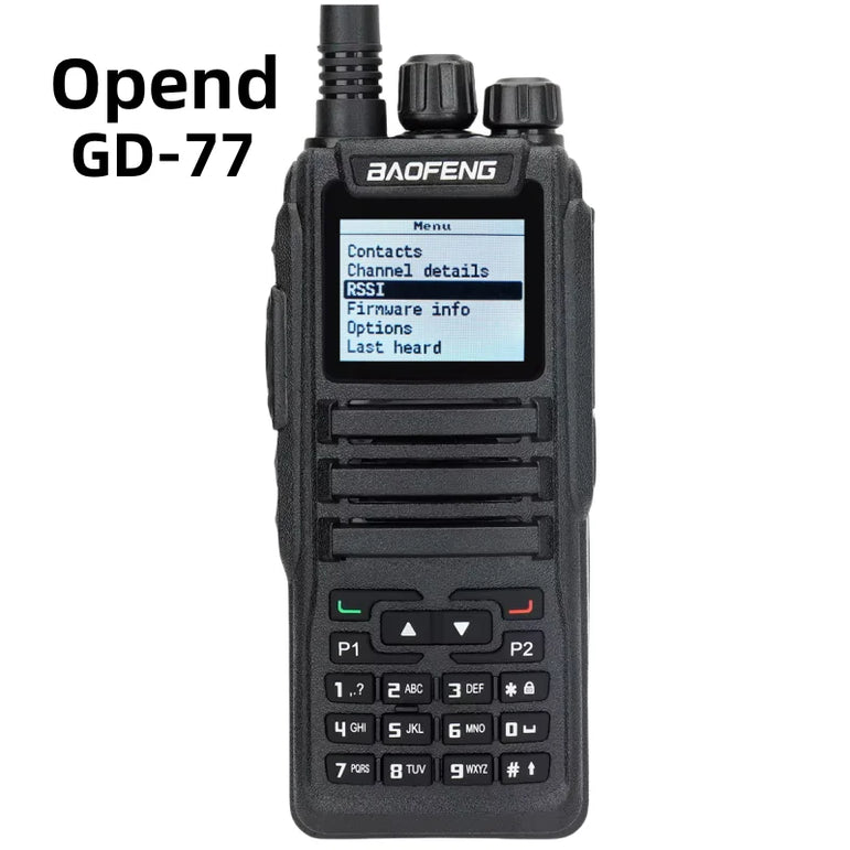 Baofeng Dm 1701 Digital Walkie Talkie Long Range dual Mode dmr Analog Open Gd77 Time slot Tier 1 +2 Radio 1801UV