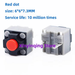 10/30/50PCS Kailh Mute Button 6*6*7.3 Silent Switch Wireless Mouse Wired Mouse Button Micro Switch M330M220M590 button accessory