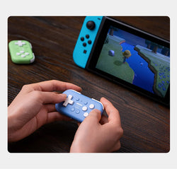 8BitDo Micro Bluetooth Controller Pocket-sized Mini gamepad for Switch, Android, and Raspberry Pi, Support Keyboard Mode
