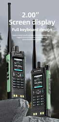 New BAOFENG UV-32 Walkie Talkie GPS 10W Bluetooth APP Programming Multi Band Wireless Copy Frequency Type-C UV32 Ham 2 Way Radio