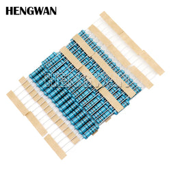 150PCS 300PCS 1/2W 1W 2W 3W Resistance 1% Metal Film Resistor Assortment Kit Set 30Kinds Each 5/10PCS 1R~750R 1K~820K Ohm