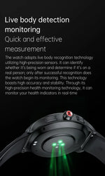 KUMI GW5 Pro Smartwatch 1.43" AMOLED IP68 Waterproof Bluetooth 5.2 Fitness Tracker Heart Rate Blood Oxygen Monitor