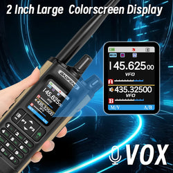 BAOFENG UV-32 Walkie Talkie GPS Multi Band 10W Bluetooth Wireless Programming Copy Frequency 1000CH Long Range Ham Two Way Radio