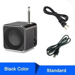 TD-V26 Mini Speaker  FM Radio Receiver MP3 Music Player LCD soundbar Micro SD TF Music Stereo Loudspeaker